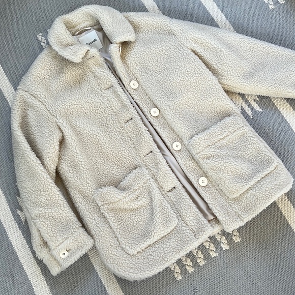 Madewell Jackets & Blazers - Madewell Sherpa Walton Shirt-Jacket - Size X-Small